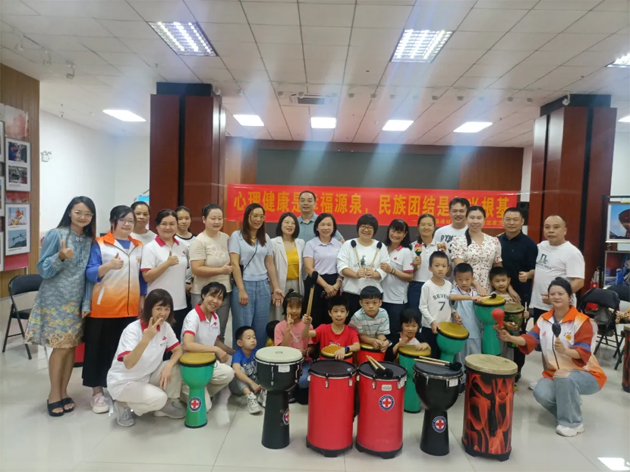 梧州臨港經(jīng)濟區(qū)工會聯(lián)合會開展鼓圈療愈減壓活動