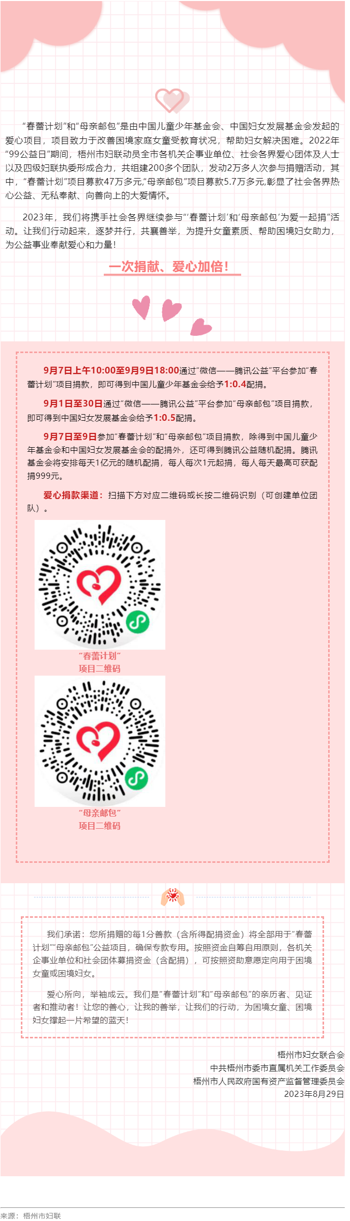 為愛一起捐&mdash;&mdash;2023年&ldquo;99公益日&rdquo;助力 &ldquo;春蕾計劃&rdquo;&ldquo;母親郵包&rdquo;項目倡議書.png