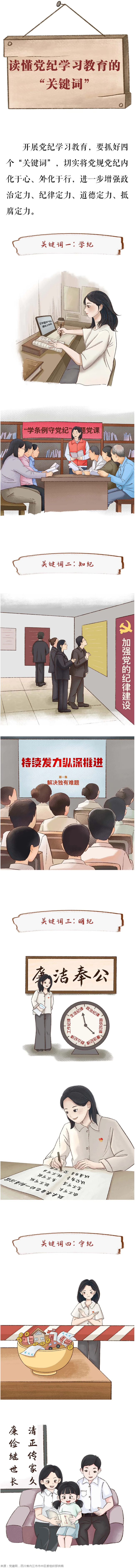 漫畫釋紀①∣讀懂黨紀學(xué)習(xí)教育的&ldquo;關(guān)鍵詞&rdquo;.png